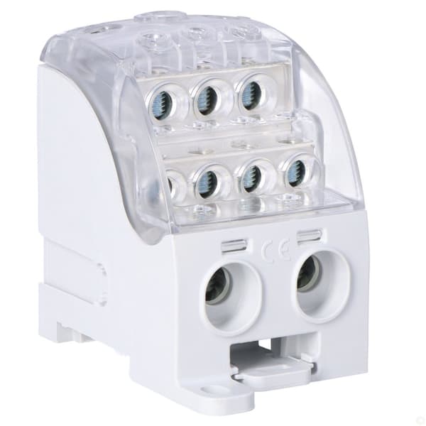 Yleisjakoliitin SUB 400 Al/Cu 82080 SIMBLOCK, harmaa