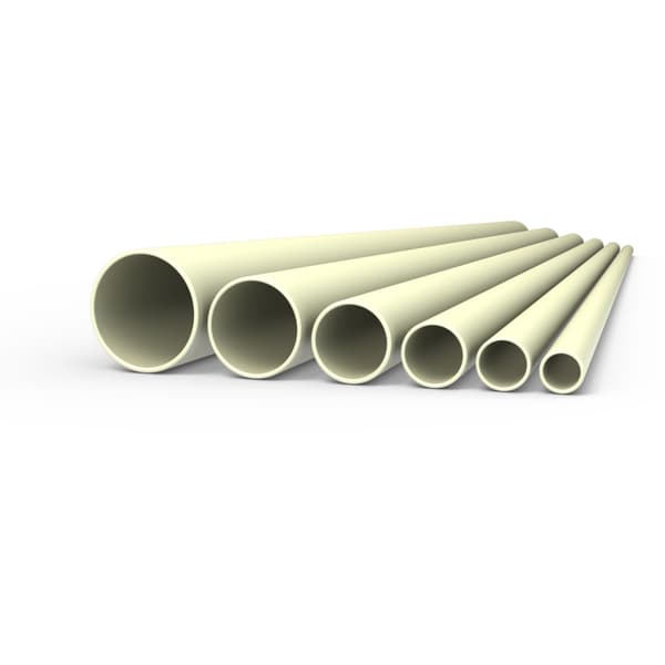 Stive rør 32mm PVC 750N 3m