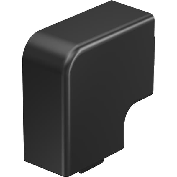 Flatvinkel for kanal WDK25040SW Sort
