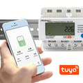 Miniatyrbillede 3 af 8: Qoltec 50883 Trefaset elektronisk energiforbrugsmåler til DIN-skinne | WiFi | TUYA | 400V | LCD
