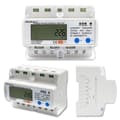 Miniatyrbillede 6 af 8: Qoltec 50883 Trefaset elektronisk energiforbrugsmåler til DIN-skinne | WiFi | TUYA | 400V | LCD