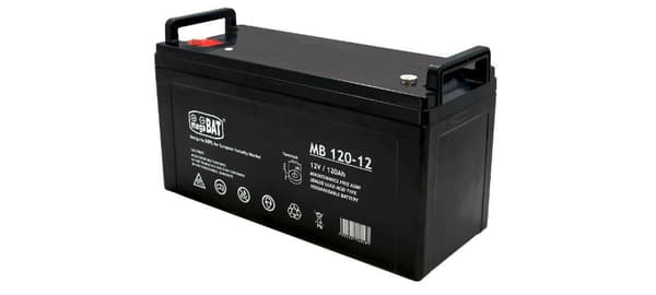 MB 120-12 VRLA batteri (407/174/209 mm)