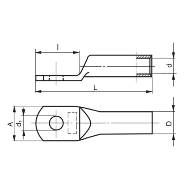 Kabelsko 25/8 aluminiumögla