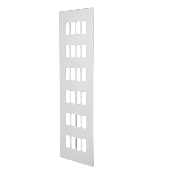 Schneider Electric 24 Speed Screwless Grill System Spegelstål - GUGS24GMS