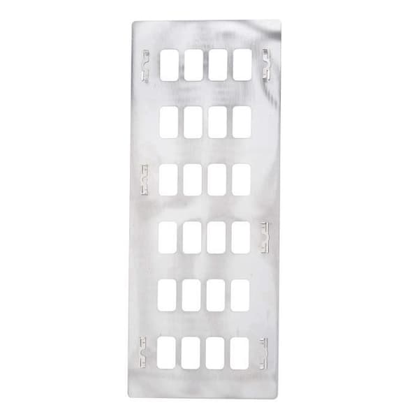 Schneider Electric 24 Speed Screwless Grill System Spegelstål - GUGS24GMS