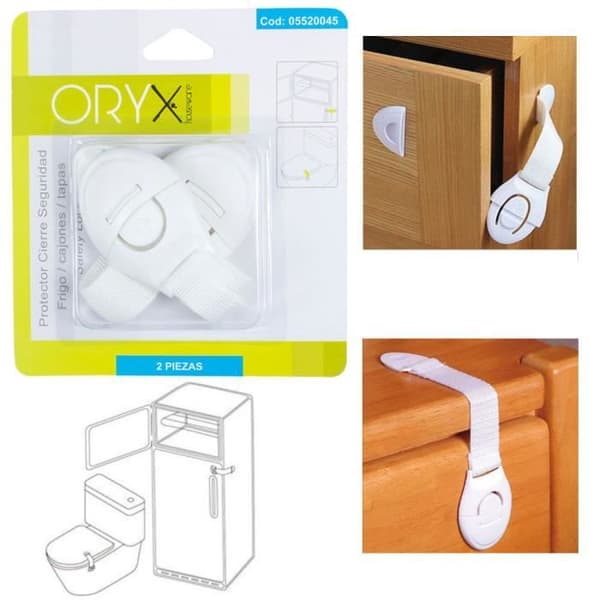 Protector Cierre Seguridad Frigorífico / Cajon (Bister 2 Piezas