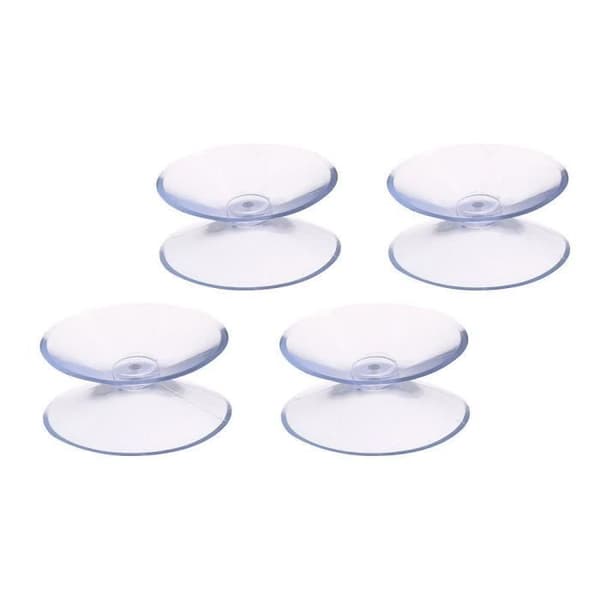 Ventosa Double Transparent (Bister 4 Piezas)