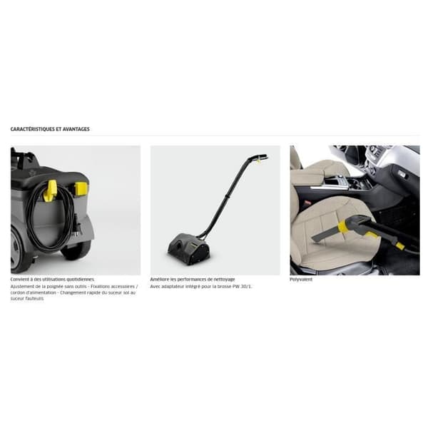 Elektrisk utsugsinjektor - KARCHER - Puzzi 10/2 Adv - 1200W - 10L/9L