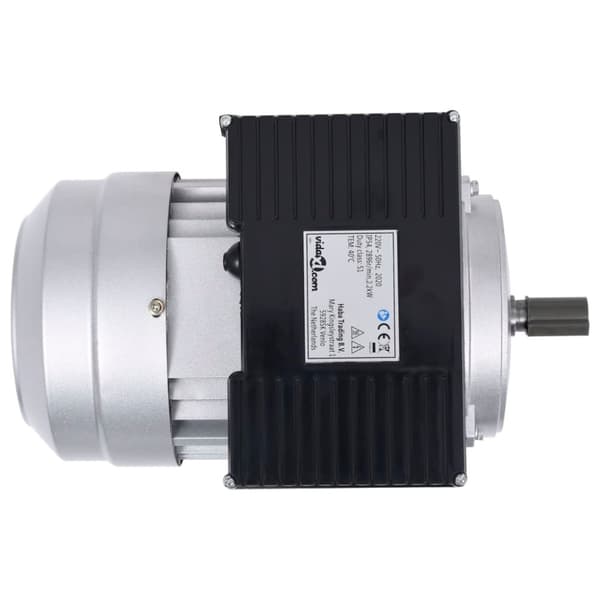 vidaXL enfaset elektrisk motor 2,2 kW/3 hk 2-polet 2800 o/m aluminium