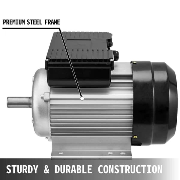 2,2KW 3HP 2900RPM 1-fas luftkompressormotor med monteringsfäste, IP55 vattentät