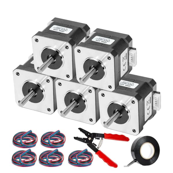5st 2,8V 2A 59Ncm stegmotor med högt vridmoment, ren kopparspole, bred applikation