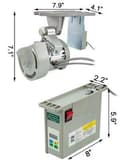 Miniatyrbild 6 av 6: 550W borstlös precision industriell symaskin servomotor med justerbar hastighet