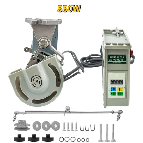 550W borstlös precision industriell symaskin servomotor med justerbar hastighet