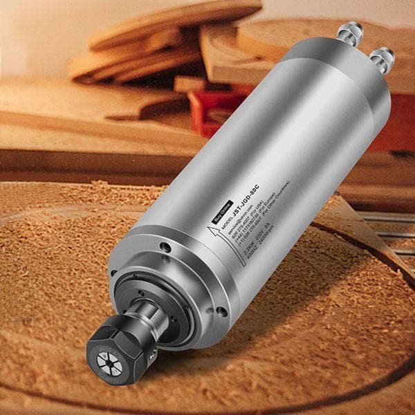 2,2KW 8000-24000RPM vattenkyld spindelmotorsats, ER20 chuck,tre lager,lågt brus