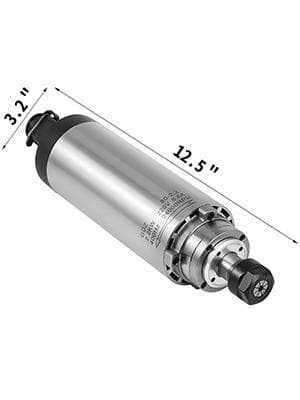 2,2KW luftkyld spindelmotor med 2,2KW Variabel frekvensomriktare, dynamisk balansdesign, hög koncentricitet/precision, bra värmeavledning