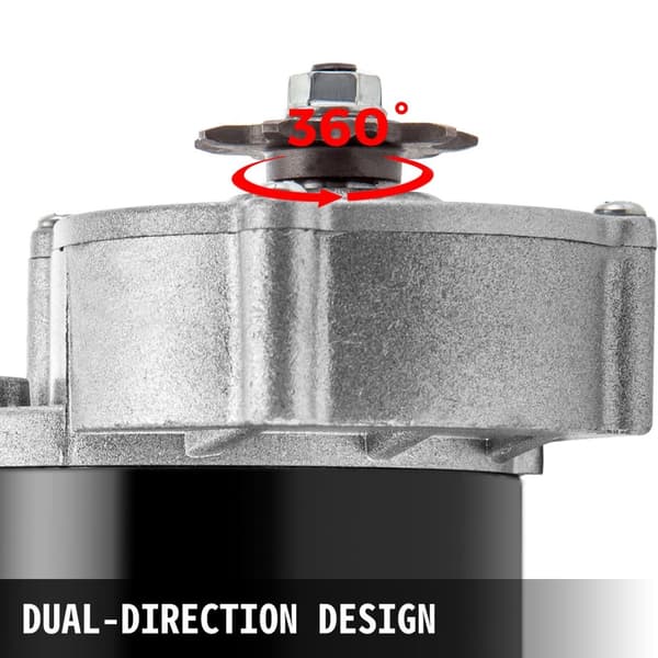 24V 350W 3000RPM borstad DC-motor, dubbelriktad rotationsdesign, hög effektivitet, robust och hållbar, bred applikation