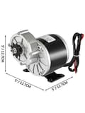 Miniatyrbild 7 av 7: 24V 350W 3000RPM borstad DC-motor, dubbelriktad rotationsdesign, hög effektivitet, robust och hållbar, bred applikation