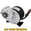 Miniatyrbild 2 av 7: 24V 350W 3000RPM borstad DC-motor, dubbelriktad rotationsdesign, hög effektivitet, robust och hållbar, bred applikation