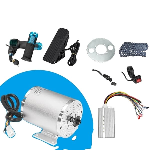 Børsteløs DC Motor Kit, 3000W Strøm, DIY Konverteringskit, 72v3000w