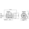Miniatyrbild 9 av 9: vidaXL 3-fas elektrisk motor aluminium 1,5kW/2HK 2-polig 2840 RPM -  Elmotorer