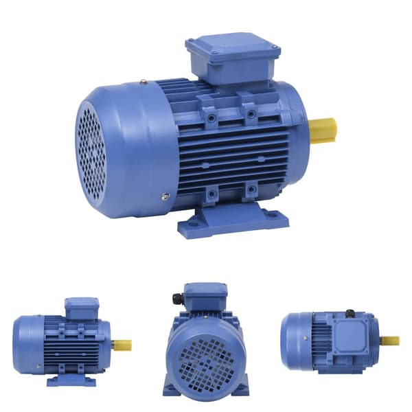 The Living Store 3-fas elektrisk motor aluminium 4kW/5,5HK 2-polig 2840 RPM - Elmotorer