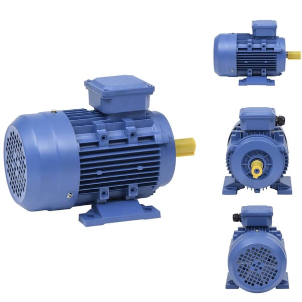 Elektriske motorer - Living 3-faset elektrisk motor 1,5 kW/2 hk 2-polet 2840 o/m aluminium