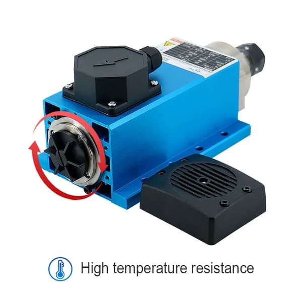 Karanmoottorimoottori, 24000RPM korkean nopeuden, ilmajäähdytteinen teknologia, 22kw 220v, liitosrasia hopea