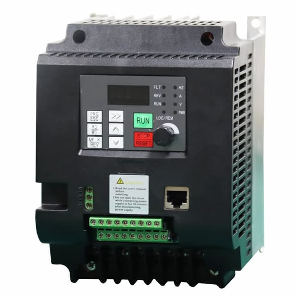 4KW Variabel Frekvensomformer, V/F og Vektorstyring, 220V Indgang/Udgang,4KW 16A, 1-fase(3-fase) 220V, 3-fase 220V