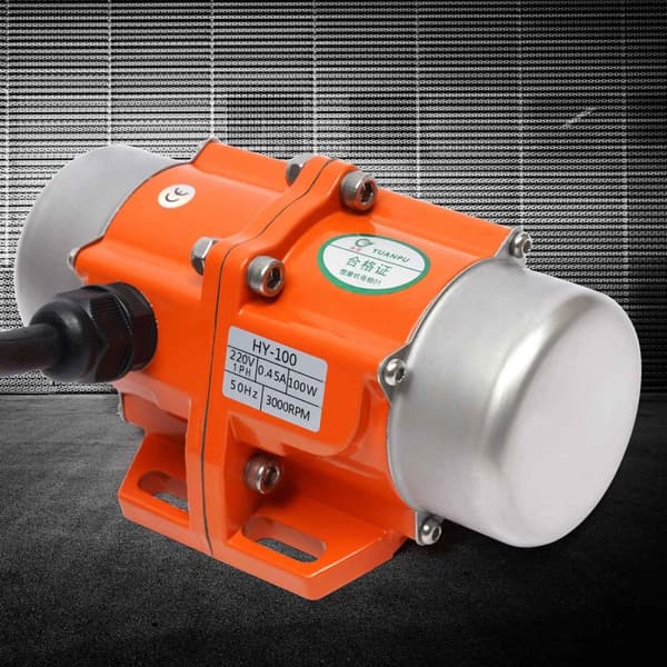Vibrationsmotor, 3000 RPM hastighed, 40W effekt, støvtæt design