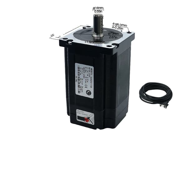 Nema34 Lukket Sløjfe Steppermotor, Høj Holdetorque, Dobbelt Fase System,82B ingen bremse 118B no brake