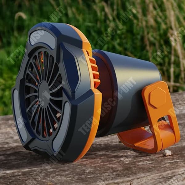 TD® Multi-Function Fläkt Lampa Praktisk Strong Wind Charging Fläkt Utomhus Camping Tält Lampa