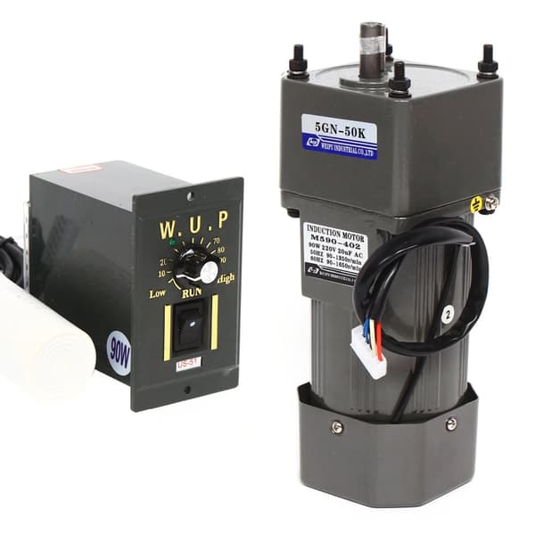 AC Gearmotor, 90W Effekt, 0-27 RPM Udgivelseshastighed,Motor, 220V