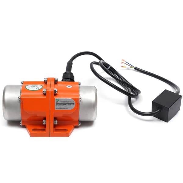Vibrationsmotor, 120W effekt, 3000RPM hastighed,Orange/Sort