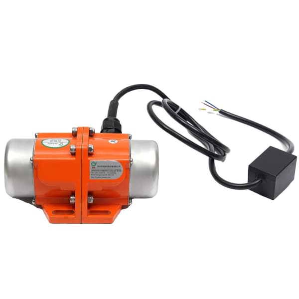 Vibrationsmotor, 120W effekt, 3000RPM hastighed,Orange/Sort