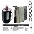 Miniatyrbild 4 av 4: 1000W 220V 2500 rpm 3,8Nm servomotor med broms kit för CNC-gravyrmaskin, 17-bitars absolutvärde