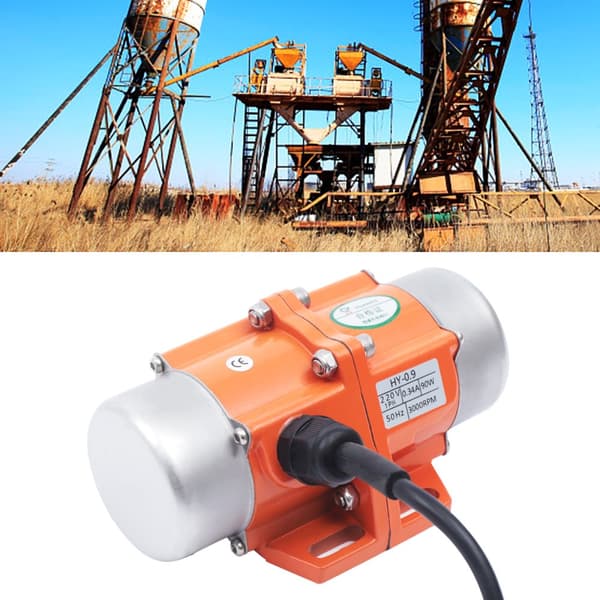 1-faset AC vibrationsmotor, 3000 RPM hastighed, 48 KG kraft, 220V nominel spænding