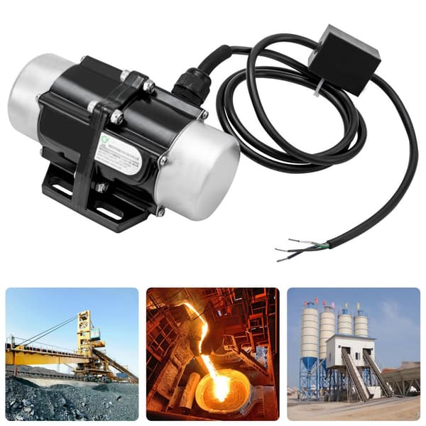 220V Beton Vibrator Motor, 100W Høj Effekt, IP65 Vandtæt, Justerbar Eccentrisk Blok