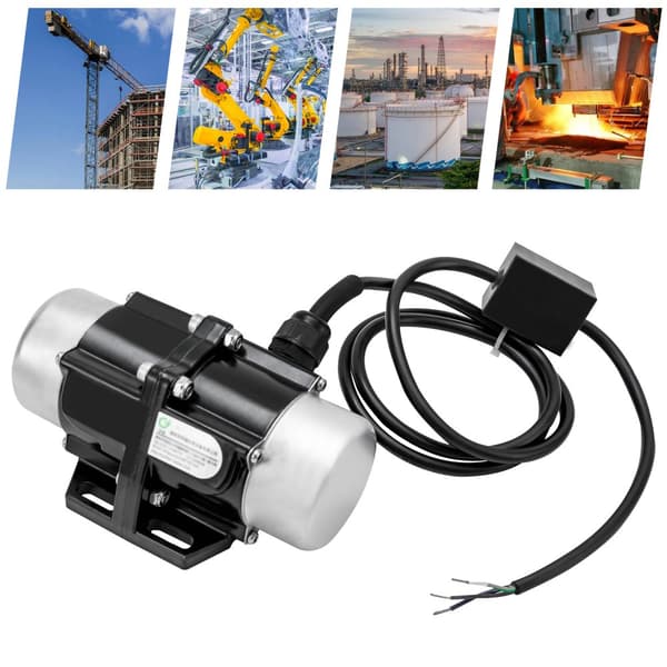 220V Beton Vibrator Motor, 100W Høj Effekt, IP65 Vandtæt, Justerbar Eccentrisk Blok