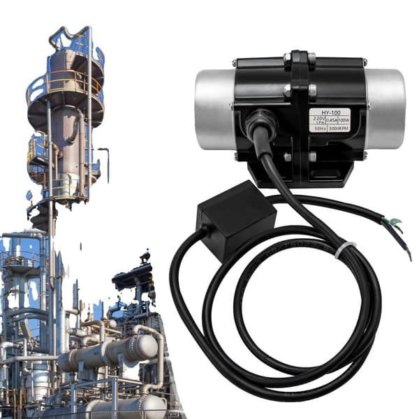 220V Beton Vibrator Motor, 100W Høj Effekt, IP65 Vandtæt, Justerbar Eccentrisk Blok