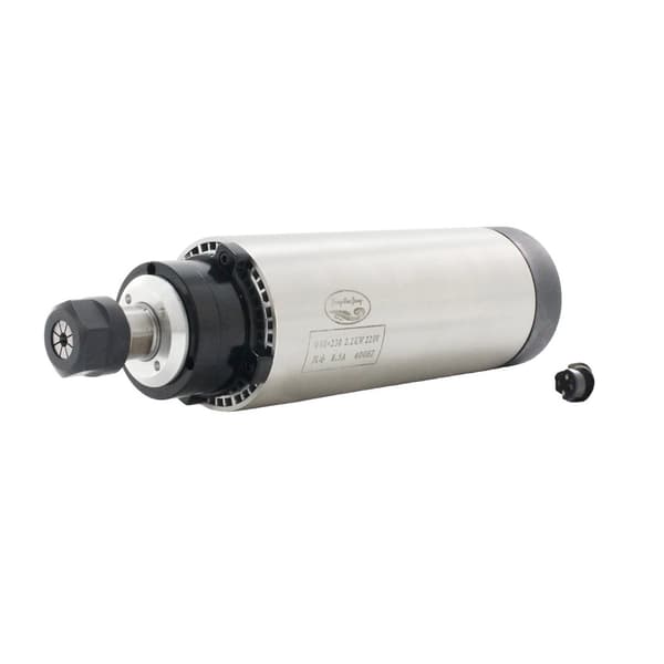 2,2 kW luftkyld spindelmotor, hög hastighet upp till 24000 varv/min, kompakt design 80x230 mm,Bara spindel, 220V KIT