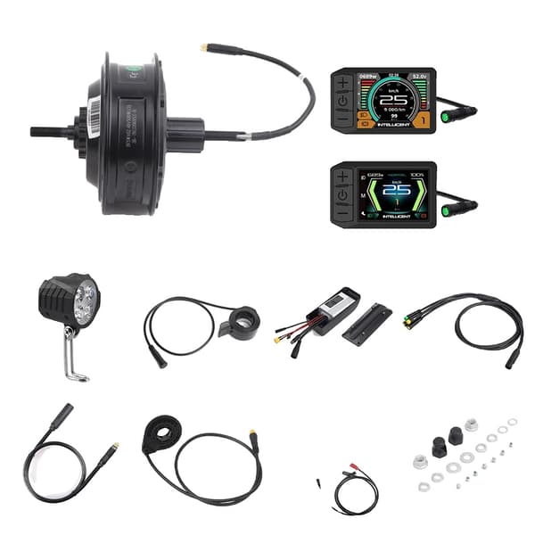 Bafang Hub Motor, 48V 500W, Vandtæt IP65 Klassificering,Bremsegreb, Bageste 500W 600C