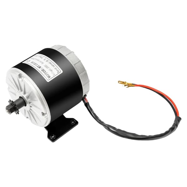24V DC Børstet Motor, 350W Effekt, 2750 RPM Hastighed,sort