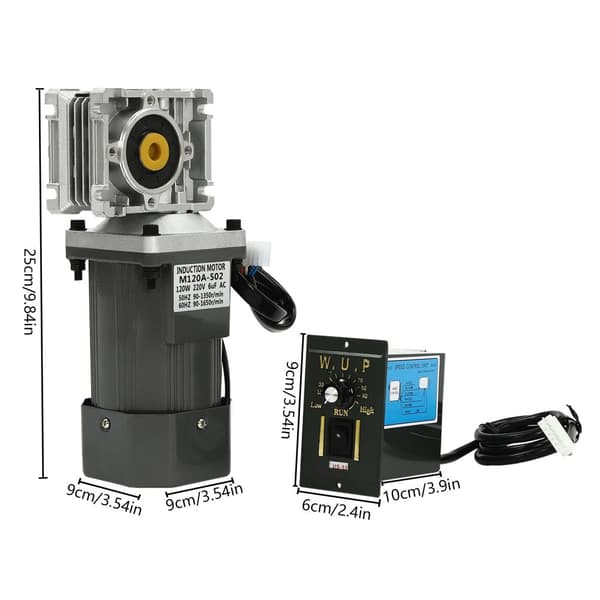 Gear Reducer Motor, 2 hastigheds kontroltilstande, ren kobbertråd, nominel moment 25NM