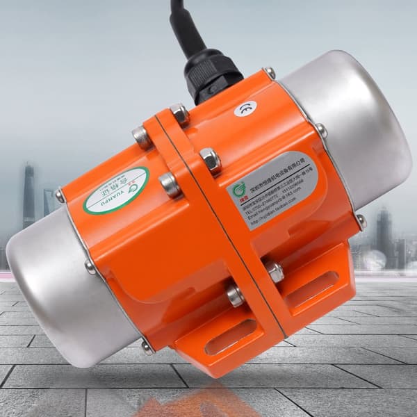 Vibrationsmotor, justerbar excentricitetsblock, 220V spänning, 50W effekt