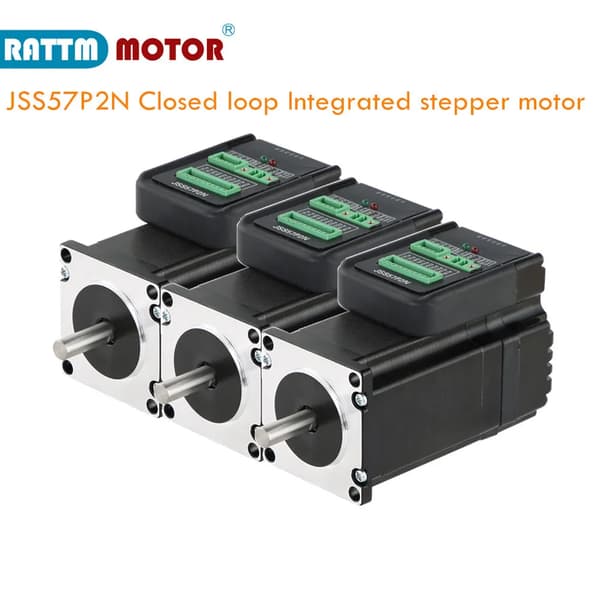 Nema23 Sluten Loop Integrerad Stegmotor, 2N.m Hållmoment, 6A Spetsström,3Pieces ett parti