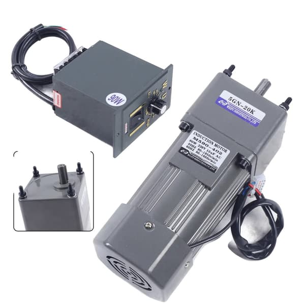 90W Elektrisk Gearmotor, Enfase Drift, Effektiv Varmeafledning, Holdbar Konstruktion