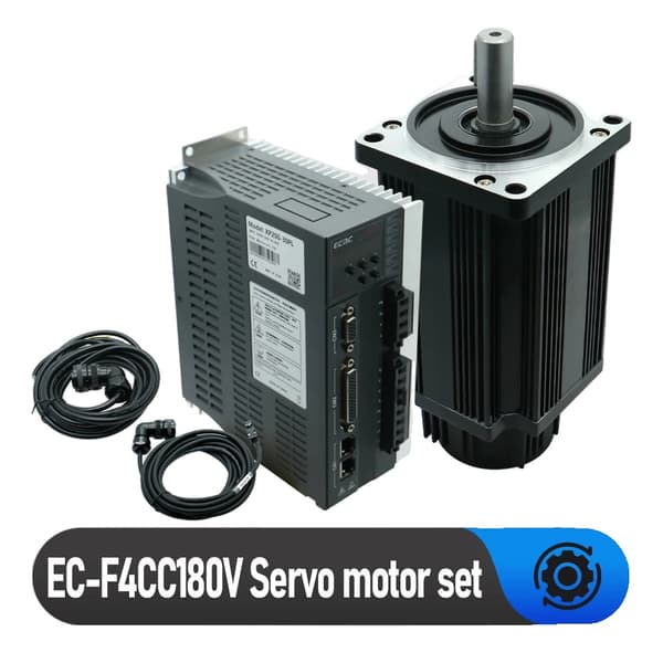 Högvarvig servomotor, 1800W effekt, 3000RPM hastighet,1.8kw 6Nm 3000rpm