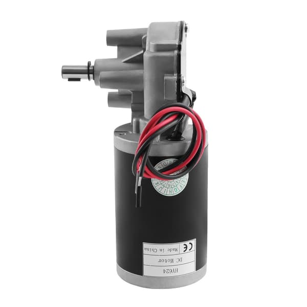 Reversibel Worm Gear Motor, Høj Moment 30Nm, Nominel Hastighed 220 omdr/min, 24V DC Spænding