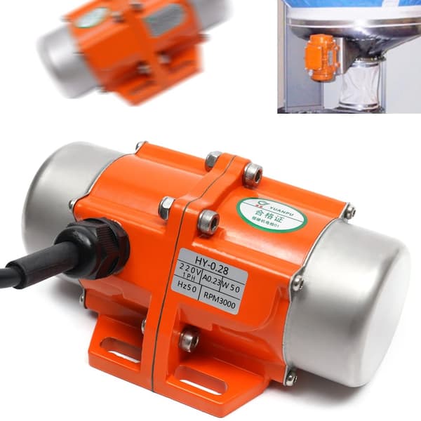 Asynkron vibrationsmotor, 220V, justerbar excitationskraft,50W