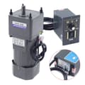 Miniatyrbillede 1 af 2: AC Gear Motor, 220V, 0-67 RPM Hastighed,grå, 220V